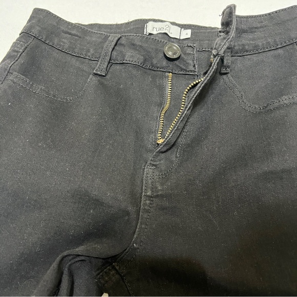 Rue 21 Women's Black Skinny Jeans Size 4 - Picture 11 of 11